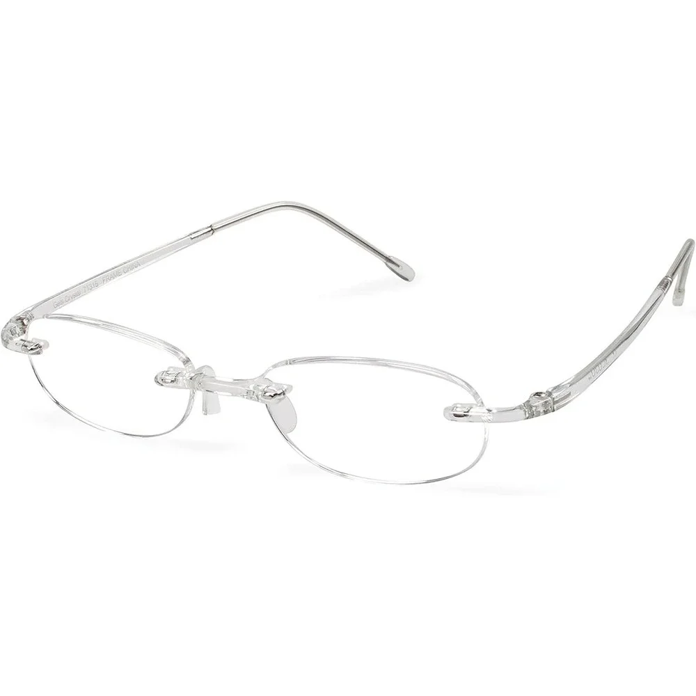NEW! Scojo New York Gels Original Reading Glasses 1.25x Crystal Clear‎